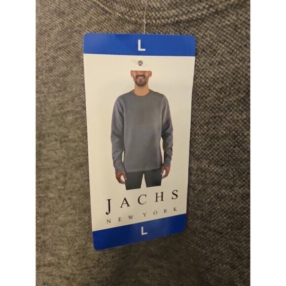 Jachs‎ New York Gray Long Sleeve Casual Pullover Mens Sweatshirt, Size L - Picture 5 of 6